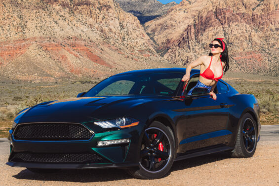 Veronica LaVery glamour fashion czech model pin up Mustang las vegas